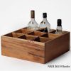 Indonesian reclaimed wood furniture | Wooden Bottle Rack