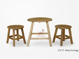 Akira Wooden Terrace Set