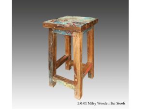 Miley Wooden Bar Stool