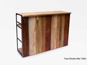 Taon Wooden Bar Table
