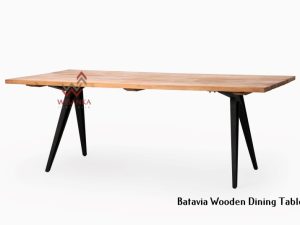 Batavia Wooden Dining Table