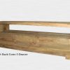 Tv Rack Corto 3 Wooden Drawers