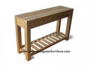 Console 2 Drawer with Self