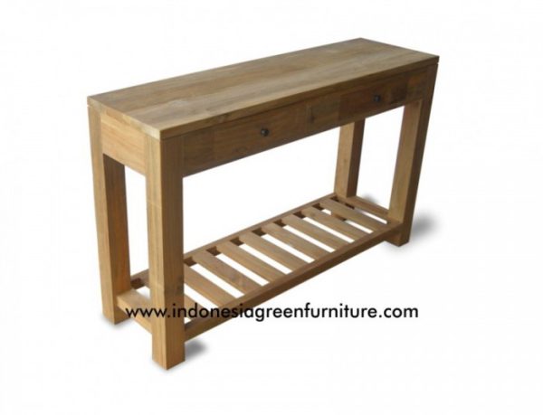 Console 2 Drawer with Self