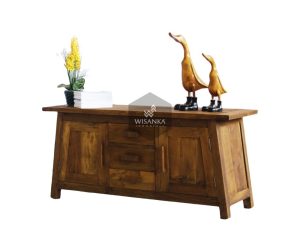 Durham Reclaimed Teak Low Cabinet