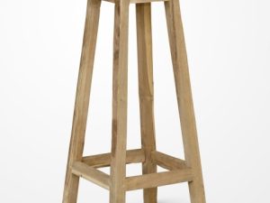 Eriko Wooden Barstool