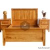 Reclaimed Teak Bed Furniture | Kyoto Reclaimed Teak Bed Set Jepara Wooden Furniture
