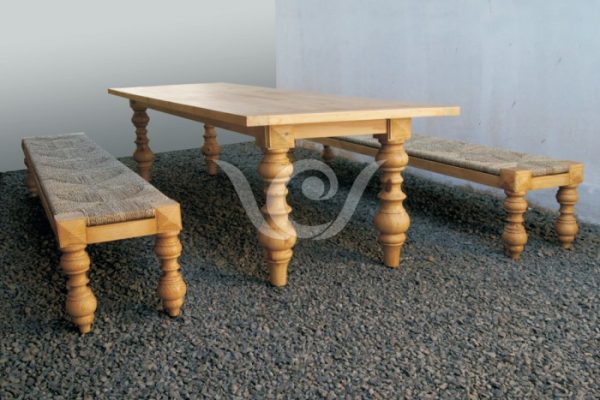 Industrial Reclaimed furnitureOmega |Dining Set Reclaimed Pine