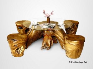 Reclaimed Teak Wood Furniture Sanjaya Set