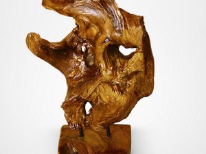 Mahesa Wooden Stand Decor