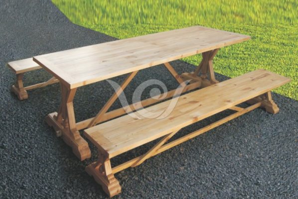 Ramona Dining Set Reclaimed Pine