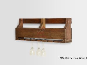 Selena Wooden Wine Rack