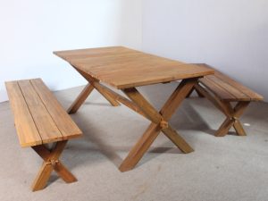 Xavi Rustic Dining Set