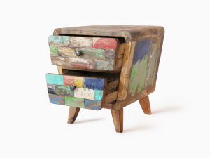 Reclaimed Boat IDELA NIGHT STAND